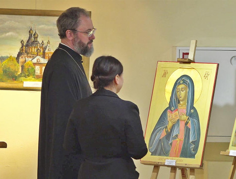 Работы студентов калужского духовного училища представили в Доме музыки