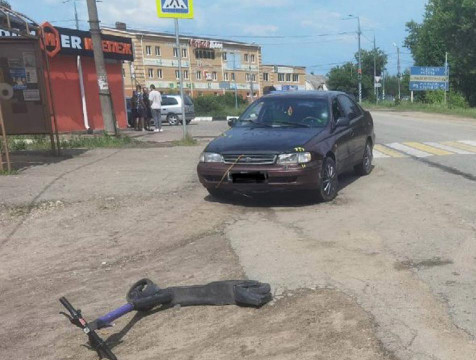 Автомобиль сбил электросамокатчика в Малоярославецком районе