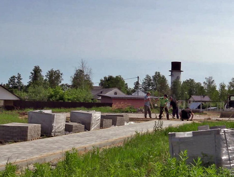 Сквер Памяти благоустраивают в Сосенском