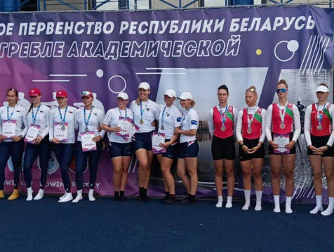 Калужские гребцы взяли шесть медалей на первенстве Беларуси