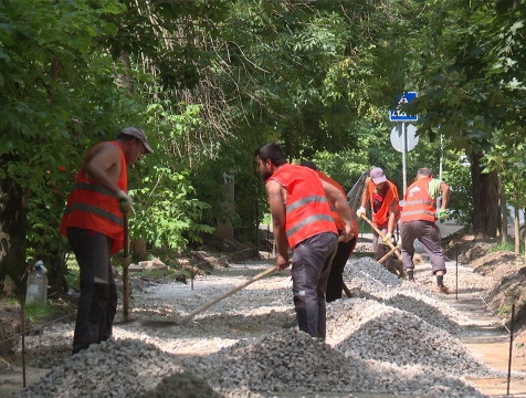 Ремонтные работы на улице Чижевского в Калуге должны завершить до 10 августа