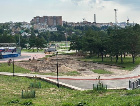 Баскетбольная площадка появится в калужском сквере Волкова