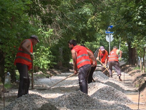 Дорожные работы на улице Чижевского выполнены на 70%