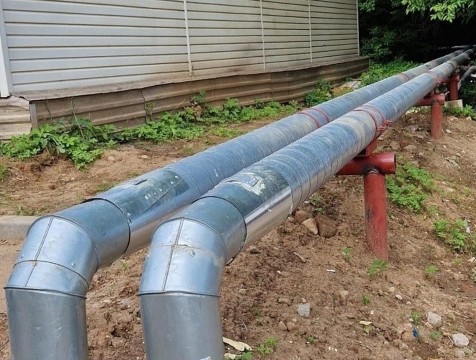 В Кондрове отремонтировали более 200 метров теплотрассы