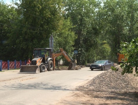 Сроки завершения ремонта улицы Чижевского в Калуге зависят только от погоды