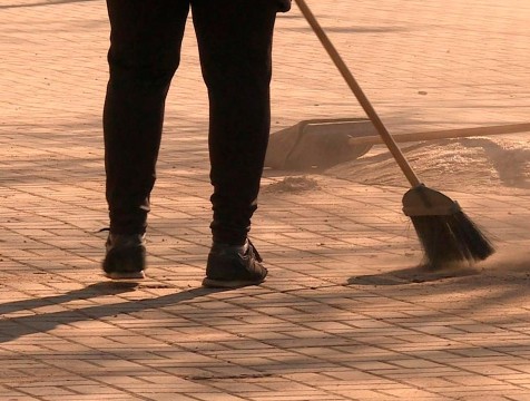 В Калуге выбрали лучшего дворника