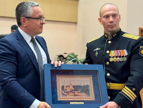 Калуга подписала шефство над кораблем 