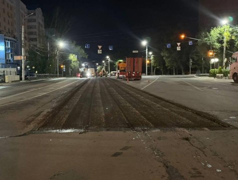 Ремонт дорог на улицах Труда и Поле Свободы начали в Калуге