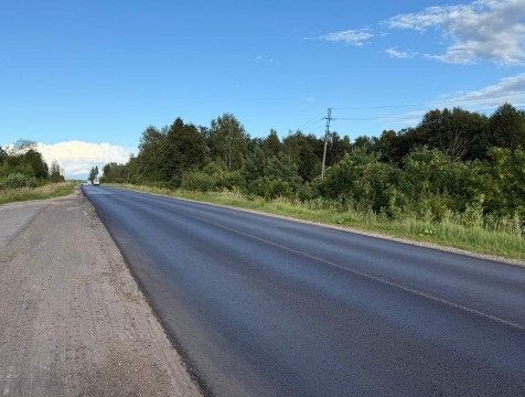 Завершить ремонт дороги в Боровском районе планируют в следующем году