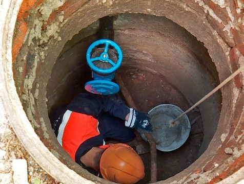 В Людинове устранили аварию на водопроводе