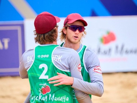 Обнинские пляжники на домашнем песке взяли 