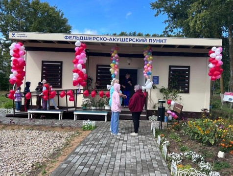 В Мещовском районе открыли Лаптевский ФАП