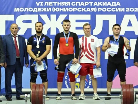 Калужский тяжелоатлет вошёл в тройку сильнейших на Спартакиаде