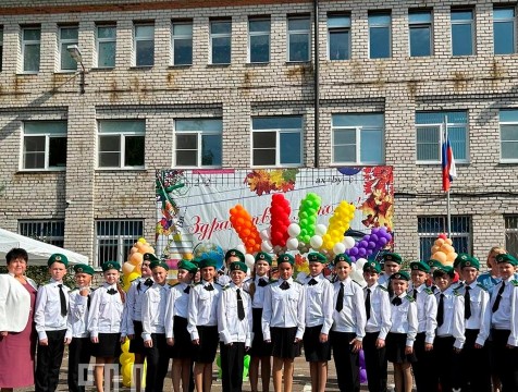 Новый кадетский класс открылся в малоярославецкой школе