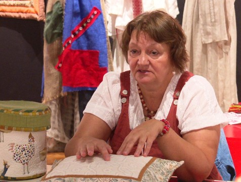 Секретами лоскутного шитья поделилась с калужанами мастер Ирина Корнеева
