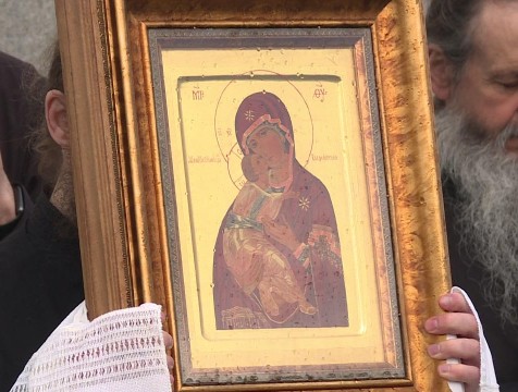 Крестный ход с Владимирской иконой Божией Матери прошел в селе Дворцы