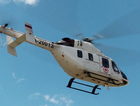 Пострадавших в Боровском районе малышей в больницу доставит санавиация