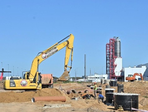 В Ворсине дали старт строительству нового складского комплекса