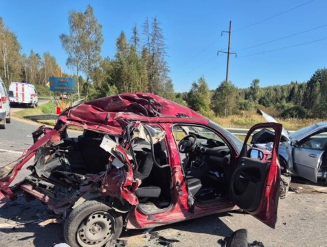 В Жуковском районе произошло ДТП с тремя пострадавшими