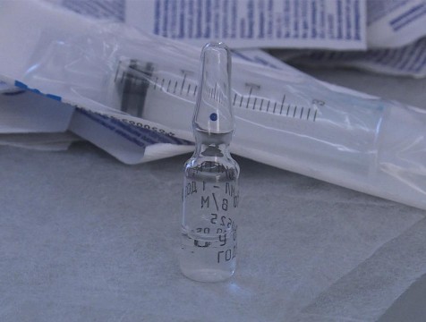 Калужан приглашают на вакцинацию от гриппа в центре города