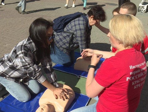 Калужане присоединились ко Всемирному дню оказания первой помощи