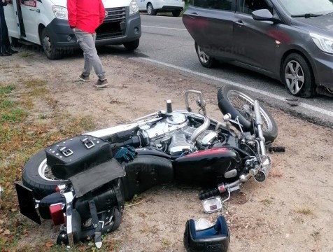 Массовое ДТП с мотоциклом произошло в Людинове