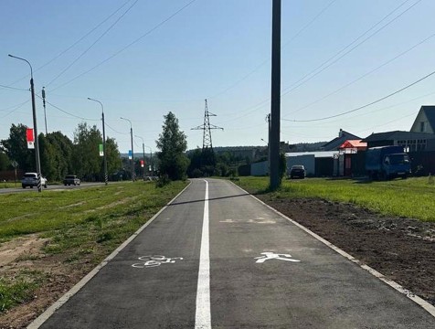 2 микрорайона в Жукове соединили пешеходной зоной