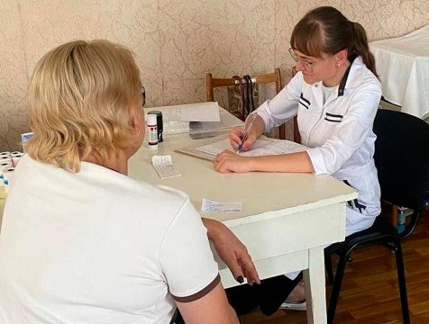 Калужские медики помогли 853 жителям Первомайска