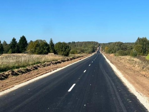 В Спас-Деменском районе отремонтировали 7,3 км дороги