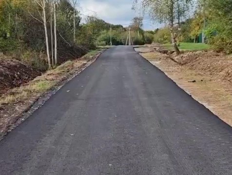 Завершилось асфальтирование улицы в ульяновском Дудоровском
