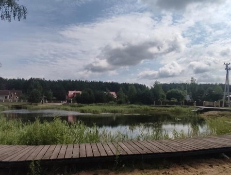 Завершено благоустройство пруда в селе Дворцы