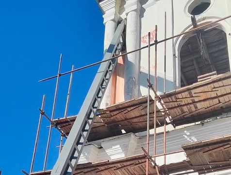 Начался очередной этап укрепления храма на Смоленской в Калуге