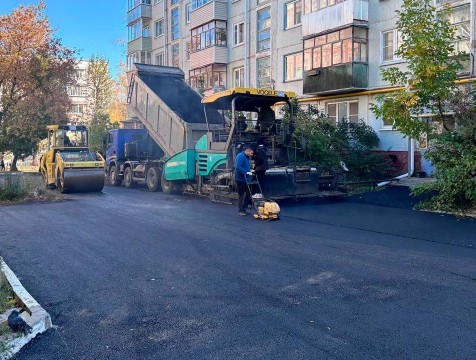 Новый асфальт появится ещё на 5 межквартальных проездах Калуги