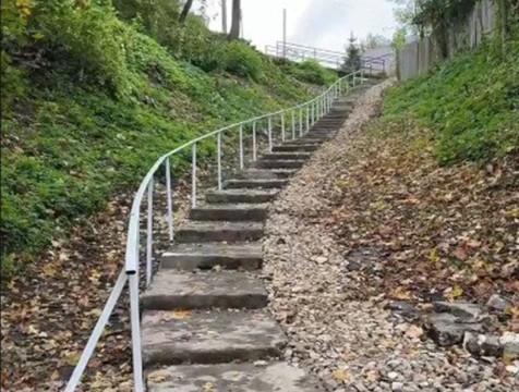 В Боровске преобразили овраг на улице Мира