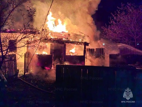 Тело пенсионера нашли в сгоревшем доме в Кировском районе