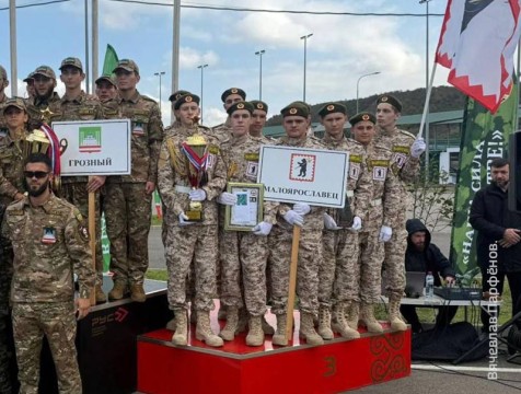 Бронзовые медали завоевали калужане на патриотической игре в Чечне