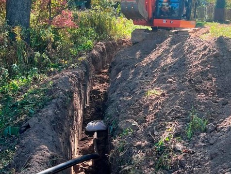 3,6 км газопровода прокладывают в Гранном Холме