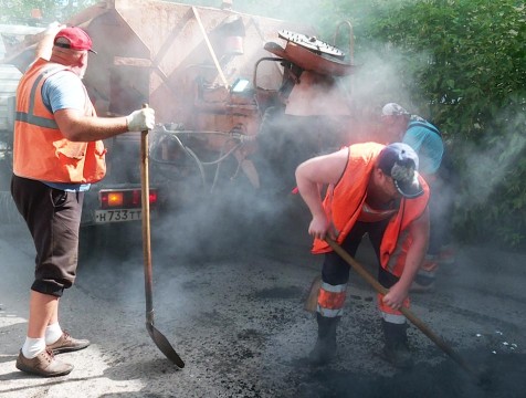 21 дорожный участок отремонтировали за сезон в Калуге