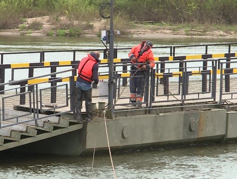 Понтонный мост в Калуге разберут на зиму