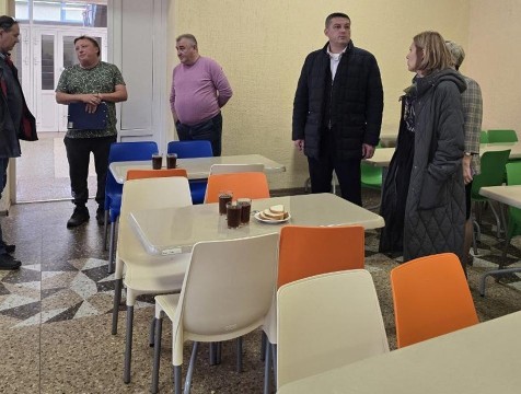 В Детчино завершается ремонт средней школы