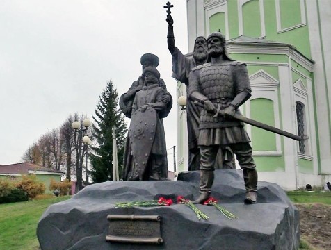 В Козельске открыли памятник, посвященный героям обороны 1238 года