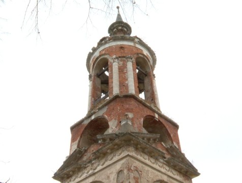Началась реставрация колокольни Покрова пресвятой Богородицы в Кольцове