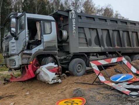 Самосвал сбил пешехода в Боровском районе