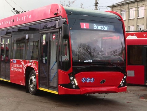Первая часть новых троллейбусов начнет перевозить калужан в начале ноября