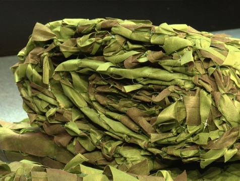 Калужские волонтёры сплели 55 тысяч кв м маскировочных сетей для бойцов