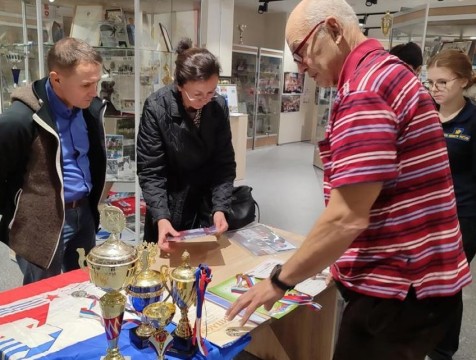 Музей спорта Калуги пополнился экспонатами чемпиона Егора Дулиды