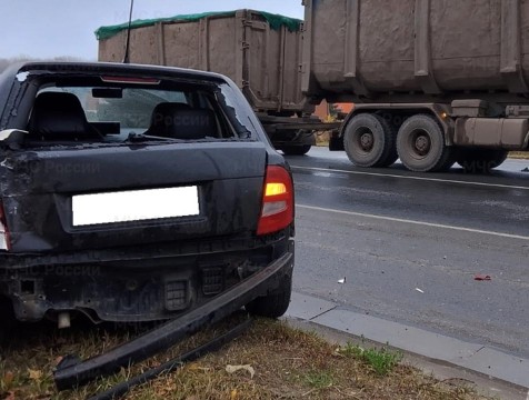 Автоледи пострадала в ДТП с грузовиком под Малоярославцем