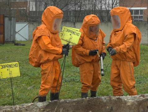 Специалисты РХБЗ Калужской области отмечают профессиональный праздник