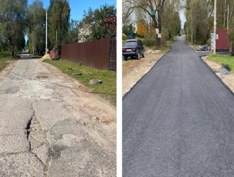 Дорогу в Жуковском районе отремонтировали после вмешательства суда