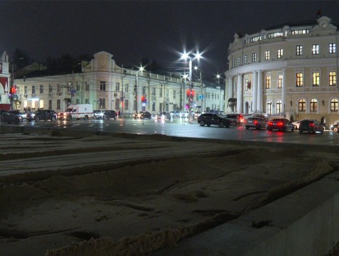 В конце декабря откроется каток на площади Старый Торг в Калуге